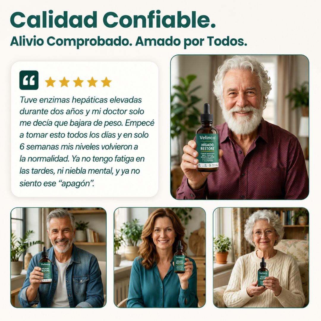 Velinco - Gotas de Soporte Hepático Completo